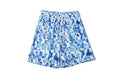 Louis Vuitton Watercolor Designer Swim Trunks-Blue