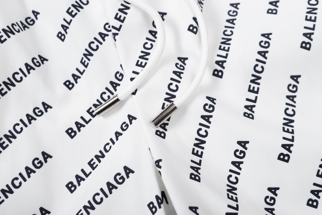 Balenciaga Statement Floral Longline Casual Beach Shorts