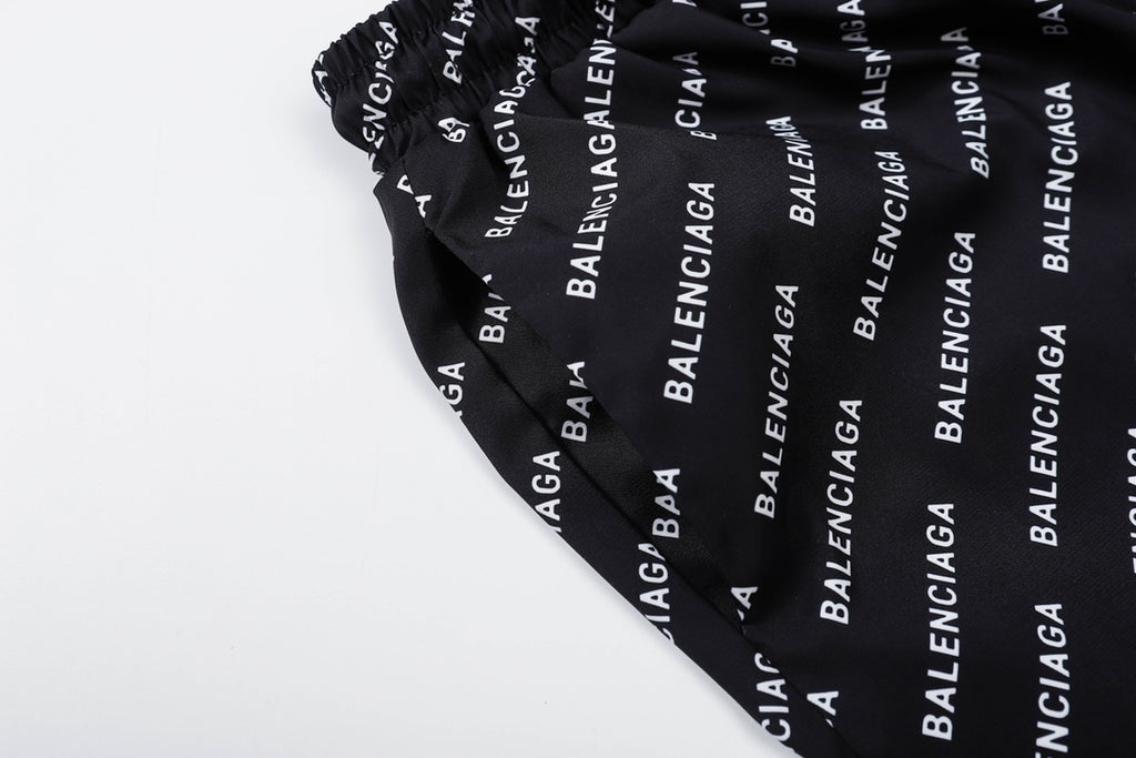 Balenciaga Statement Floral Longline Casual Beach Shorts