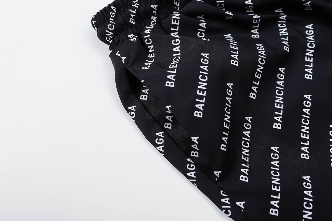 Balenciaga Statement Floral Longline Casual Beach Shorts