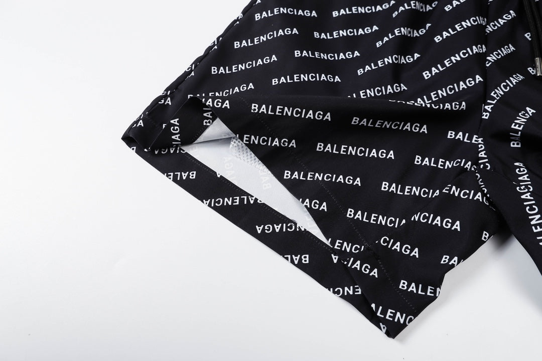 Balenciaga Statement Floral Longline Casual Beach Shorts
