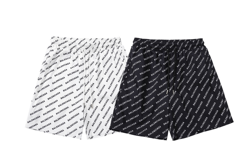 Balenciaga Statement Floral Longline Casual Beach Shorts