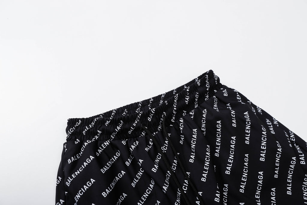Balenciaga Statement Floral Longline Casual Beach Shorts