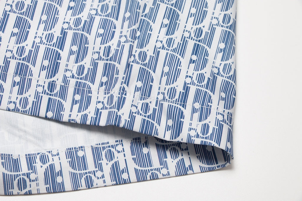 Dior Premium Full-Print Beach Swim Trunks