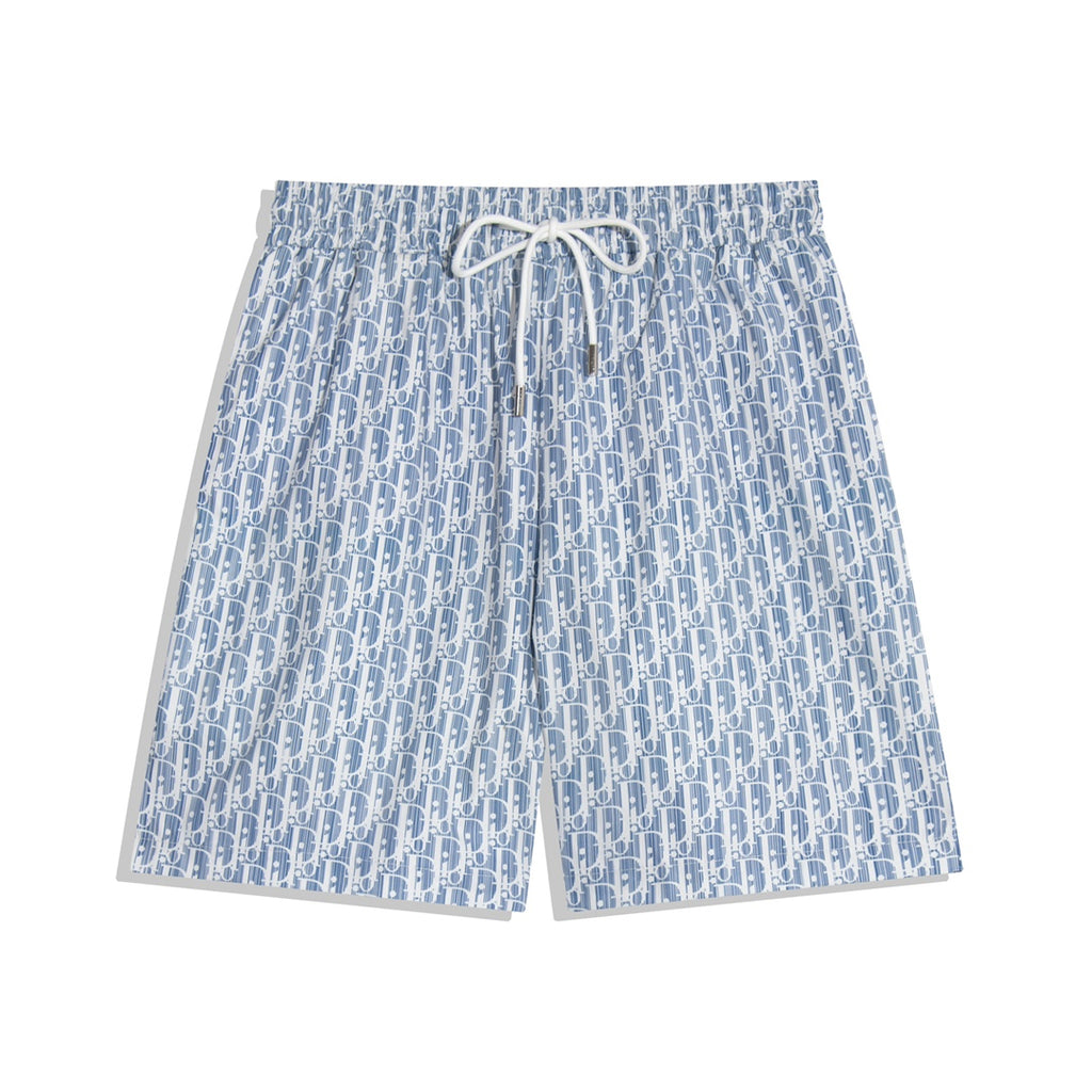 Dior Premium Full-Print Beach Swim Trunks