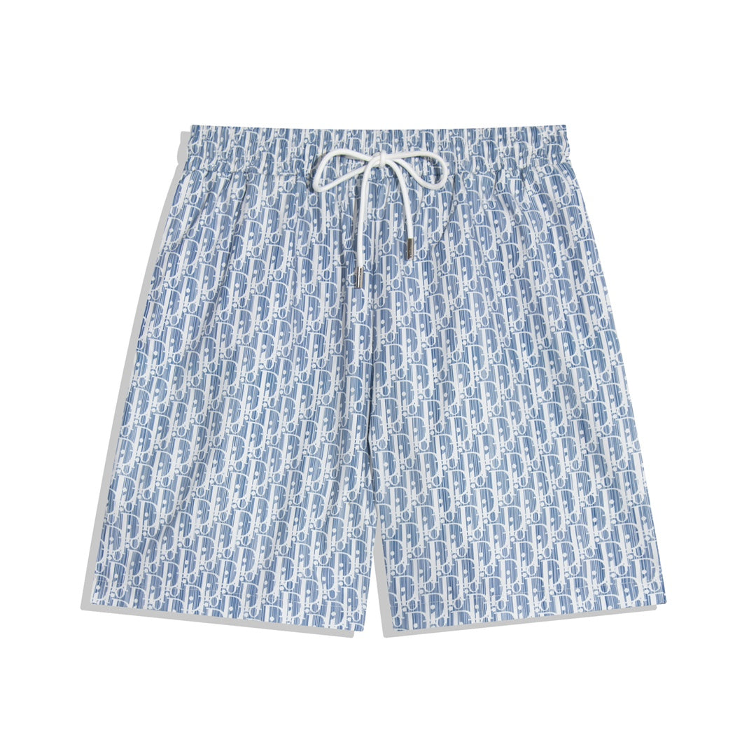 Dior Premium Full-Print Beach Swim Trunks