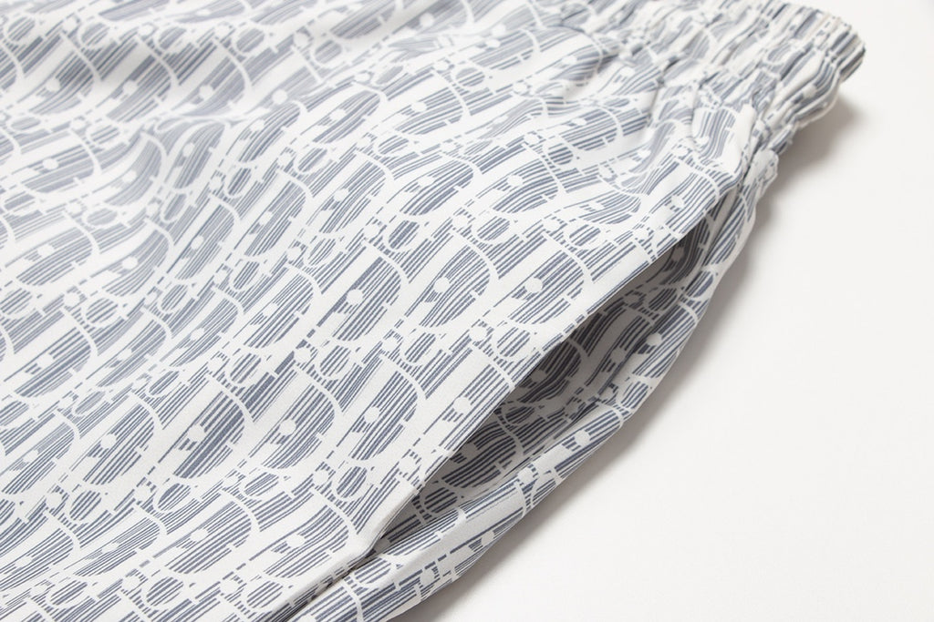 Dior Premium Full-Print Beach Swim Trunks