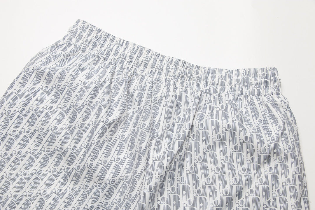 Dior Premium Full-Print Beach Swim Trunks