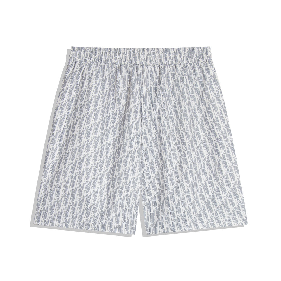 Dior Premium Full-Print Beach Swim Trunks