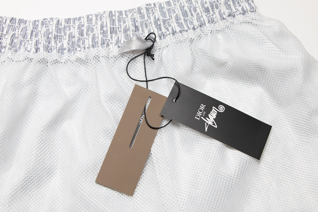 Dior Premium Full-Print Beach Swim Trunks