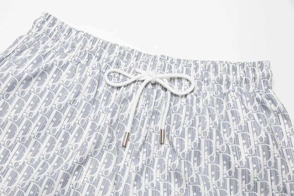 Dior Premium Full-Print Beach Swim Trunks