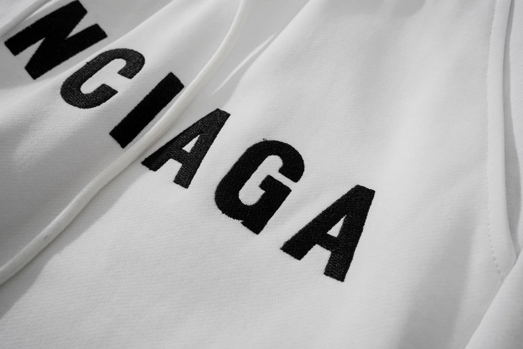 Balenciaga Signature Terry Shorts with Embroidered Detailing