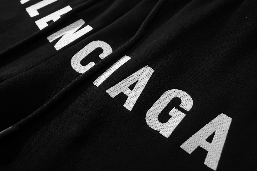 Balenciaga Signature Terry Shorts with Embroidered Detailing