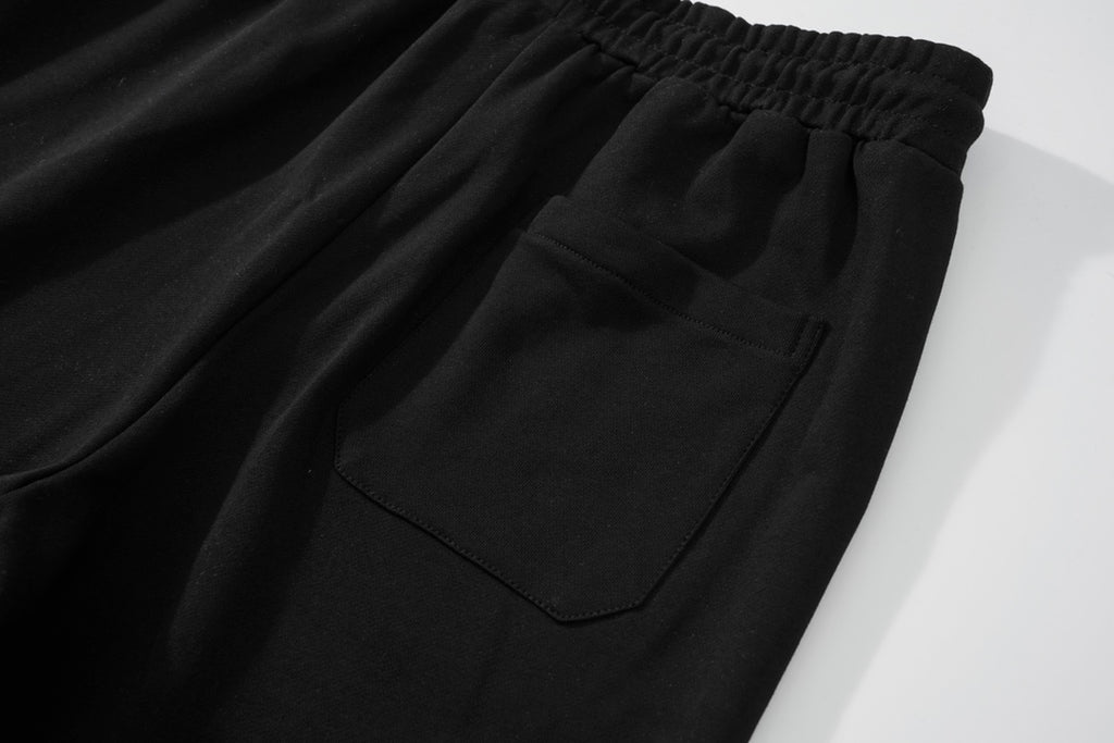 Balenciaga Elevated Terry Cloth Shorts With Embroidered Detail