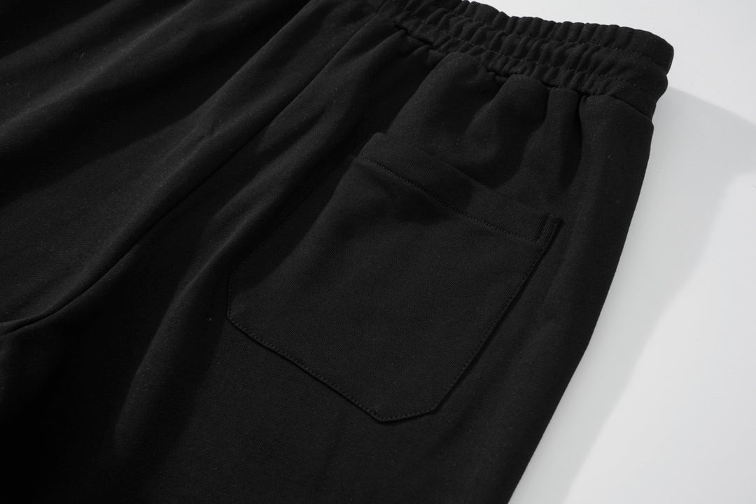Balenciaga Elevated Terry Cloth Shorts With Embroidered Detail
