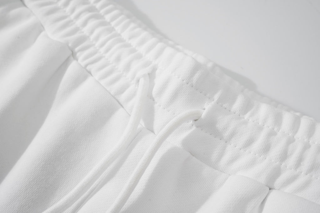Balenciaga Elevated Terry Cloth Shorts With Embroidered Detail