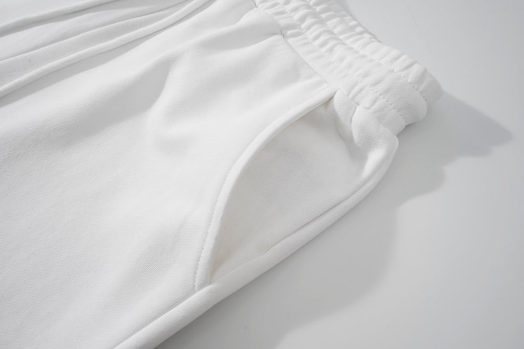 Balenciaga Elevated Terry Cloth Shorts With Embroidered Detail