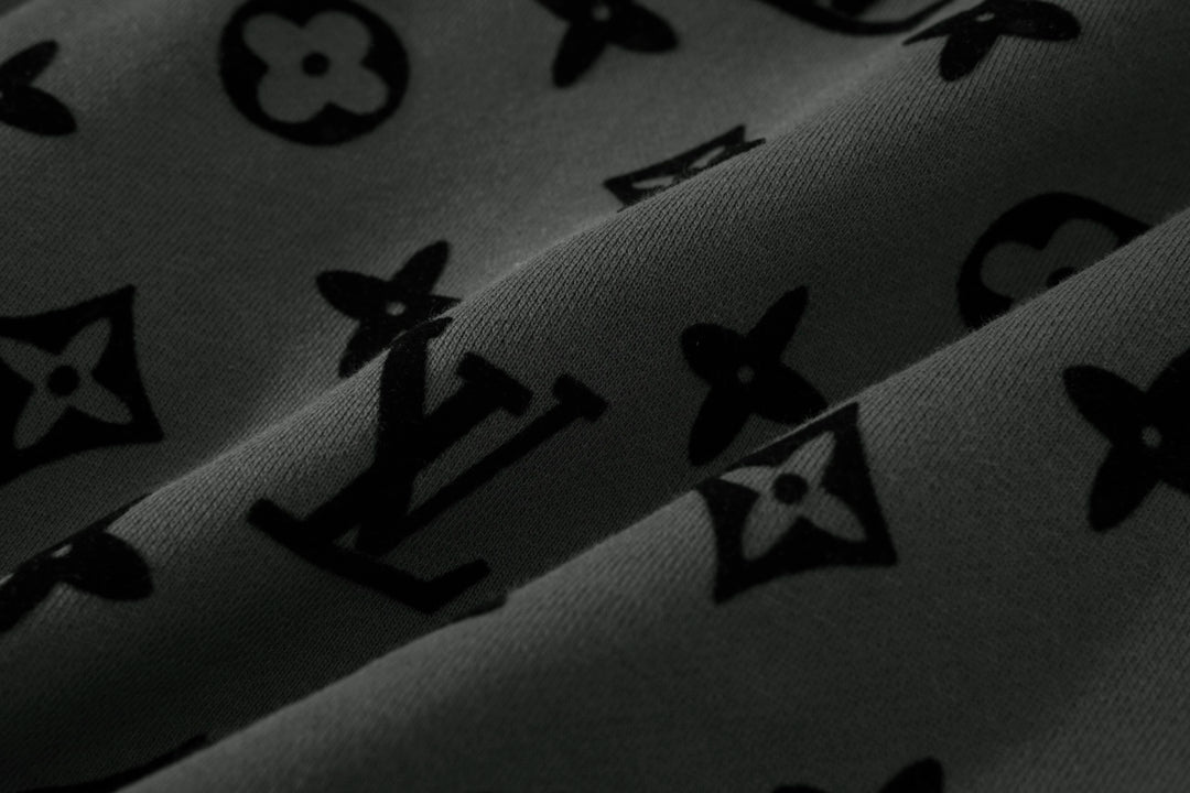 Louis Vuitton Monogram Flocked Luxury Shorts