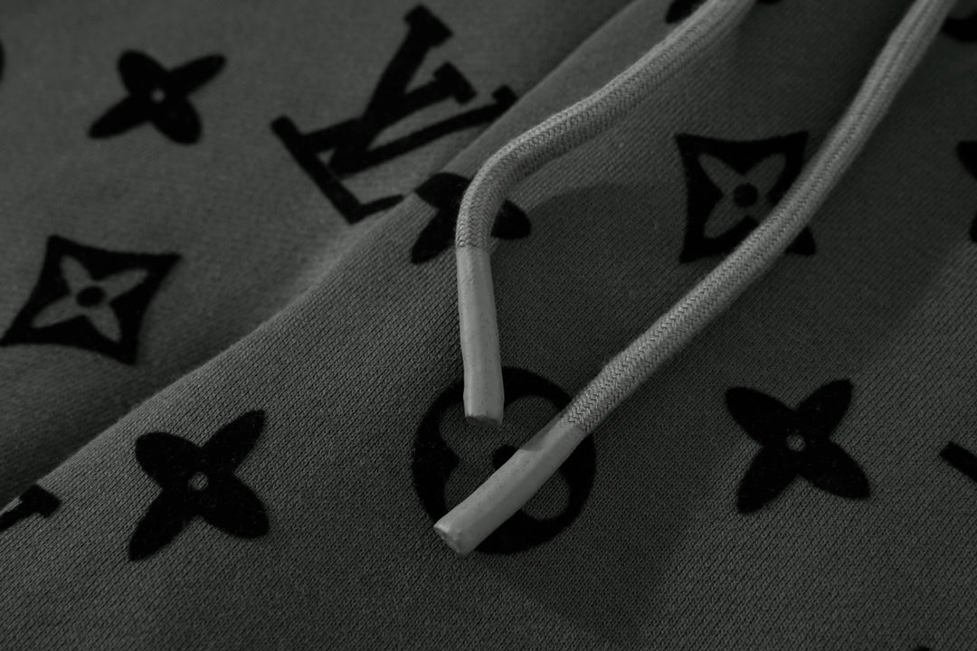 Louis Vuitton Monogram Flocked Luxury Shorts