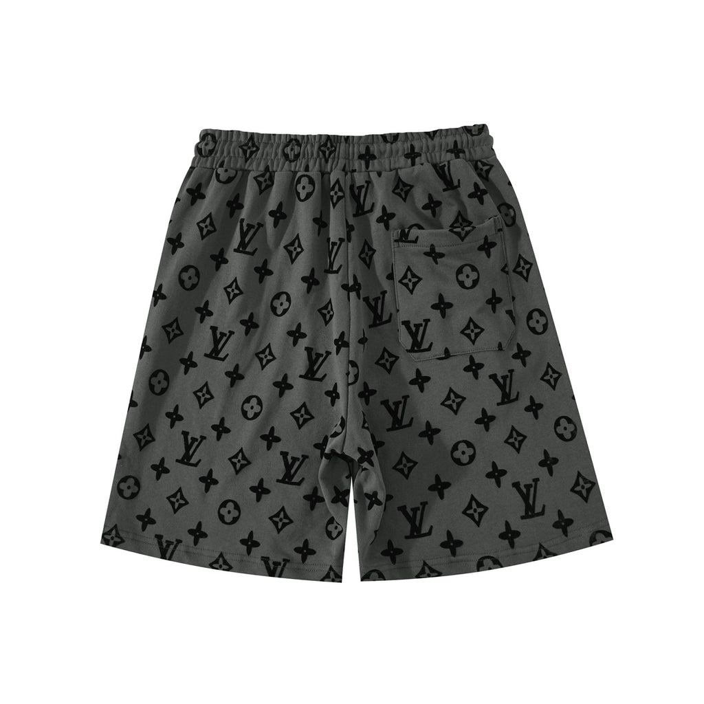 Louis Vuitton Monogram Flocked Luxury Shorts