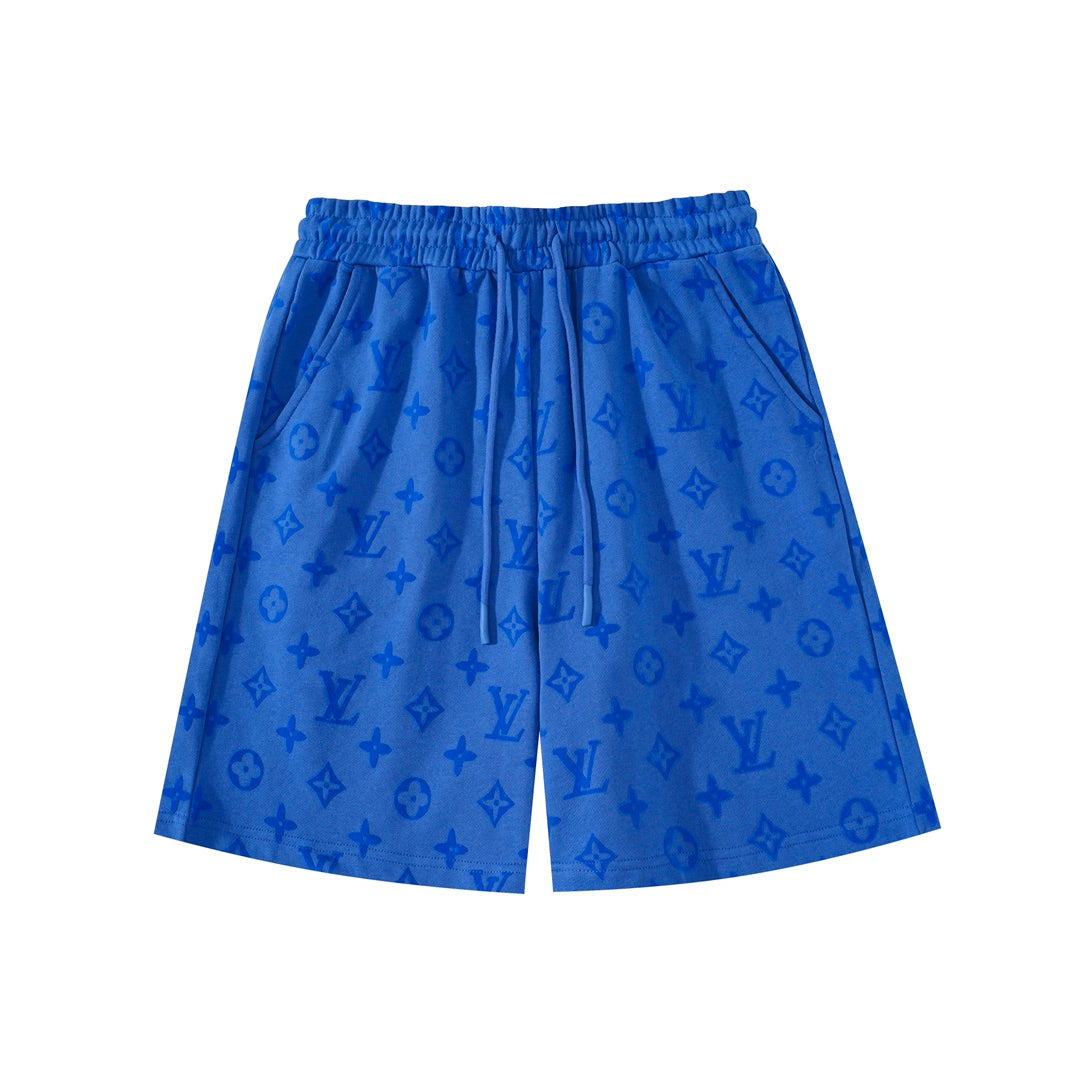 Louis Vuitton Monogram Flocked Luxury Shorts