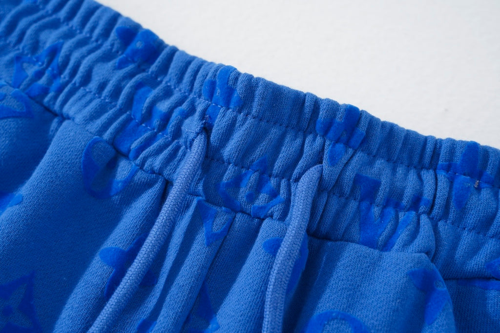 Louis Vuitton Monogram Flocked Luxury Shorts