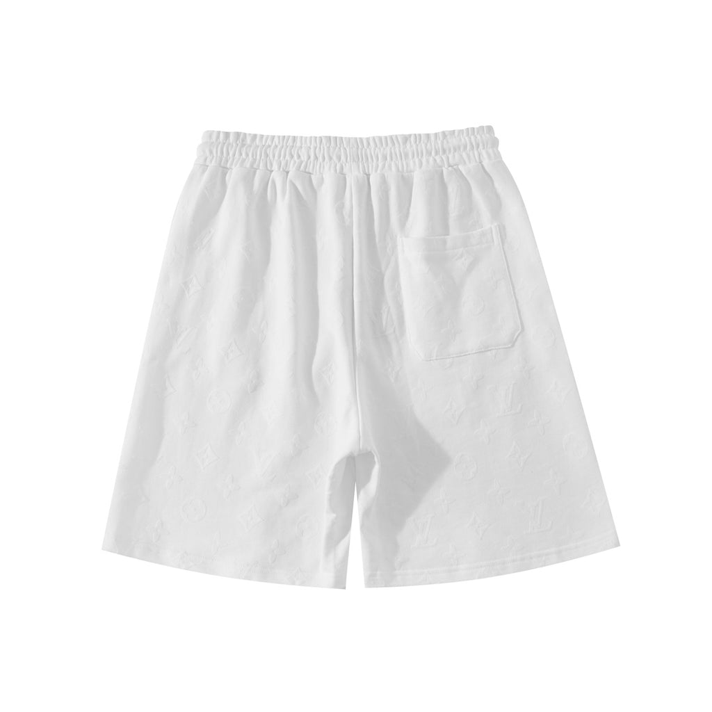 Louis Vuitton Monogram Flocked Luxury Shorts