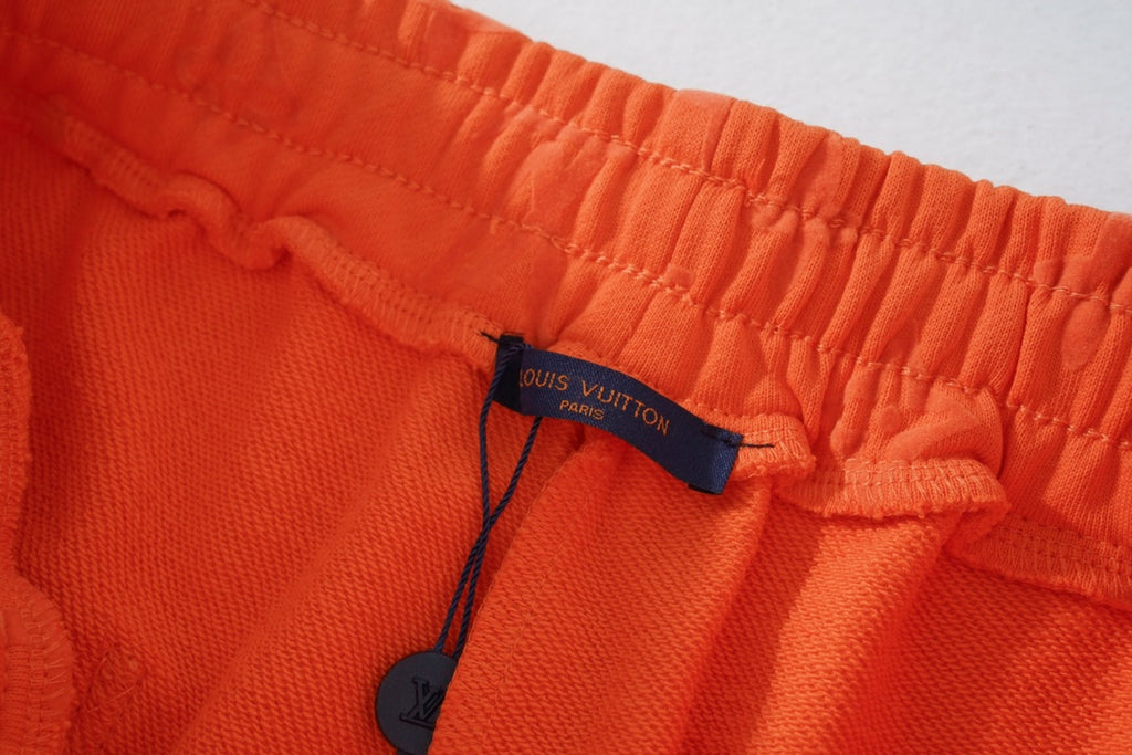 Louis Vuitton Monogram Flocked Luxury Shorts
