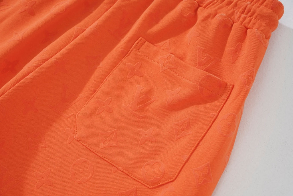Louis Vuitton Monogram Flocked Luxury Shorts