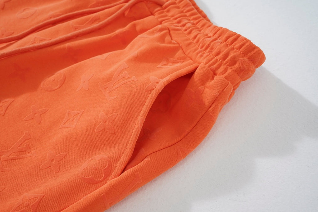 Louis Vuitton Monogram Flocked Luxury Shorts