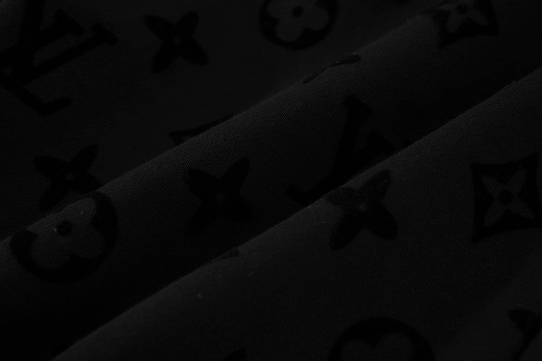 Louis Vuitton Monogram Flocked Luxury Shorts