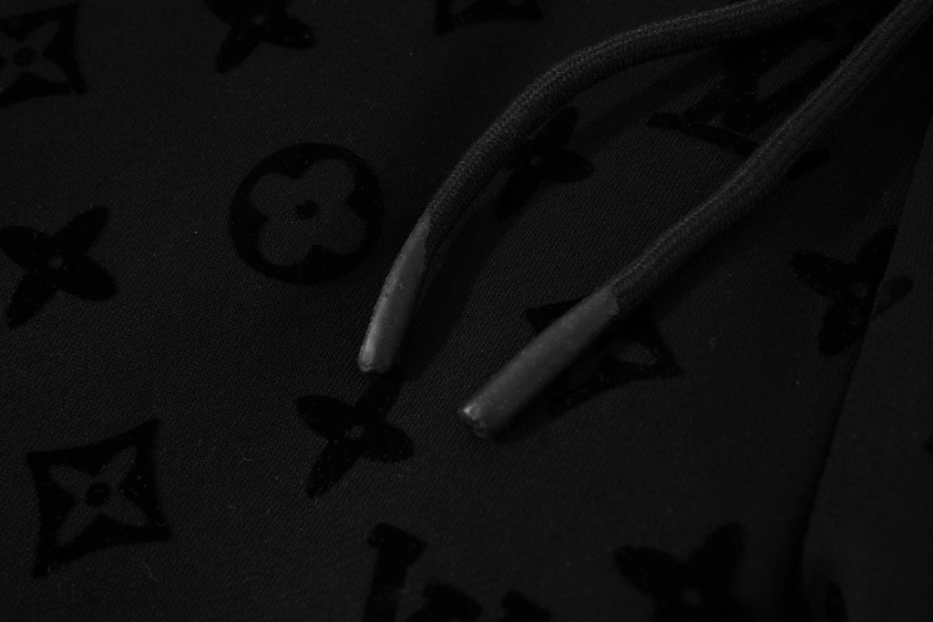 Louis Vuitton Monogram Flocked Luxury Shorts