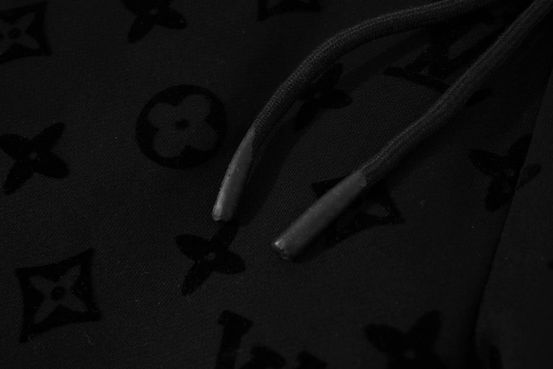 Louis Vuitton Monogram Flocked Luxury Shorts
